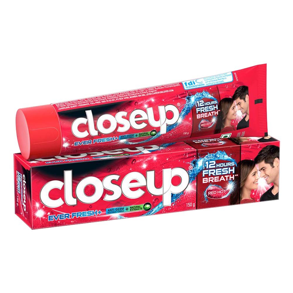 Close Up Ever Fresh Red Hot Anti Germ Gel Toothpaste 150 gm