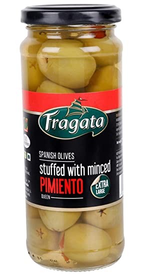 Fragata Green Olives Stuffed with Minced Pimiento 450 gm