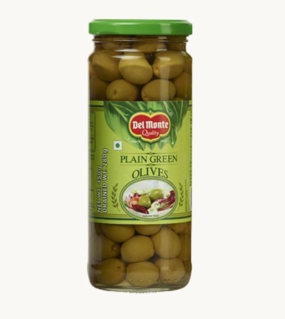 Del Monte Green Pitted Olive 450 gm