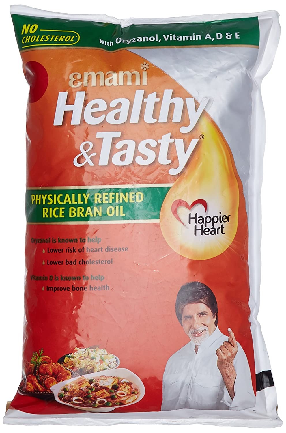 Emami healthy&Testy Rice Bran Oil 1 L